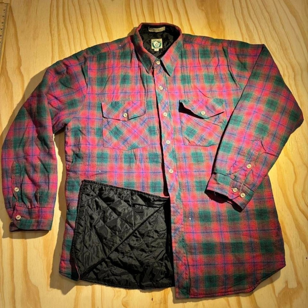 Vintage Appalachian trail quilted thick shirt